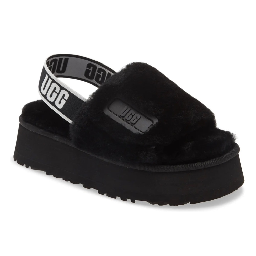 UGG® Disco Genuine Shearling Slingback Slipper